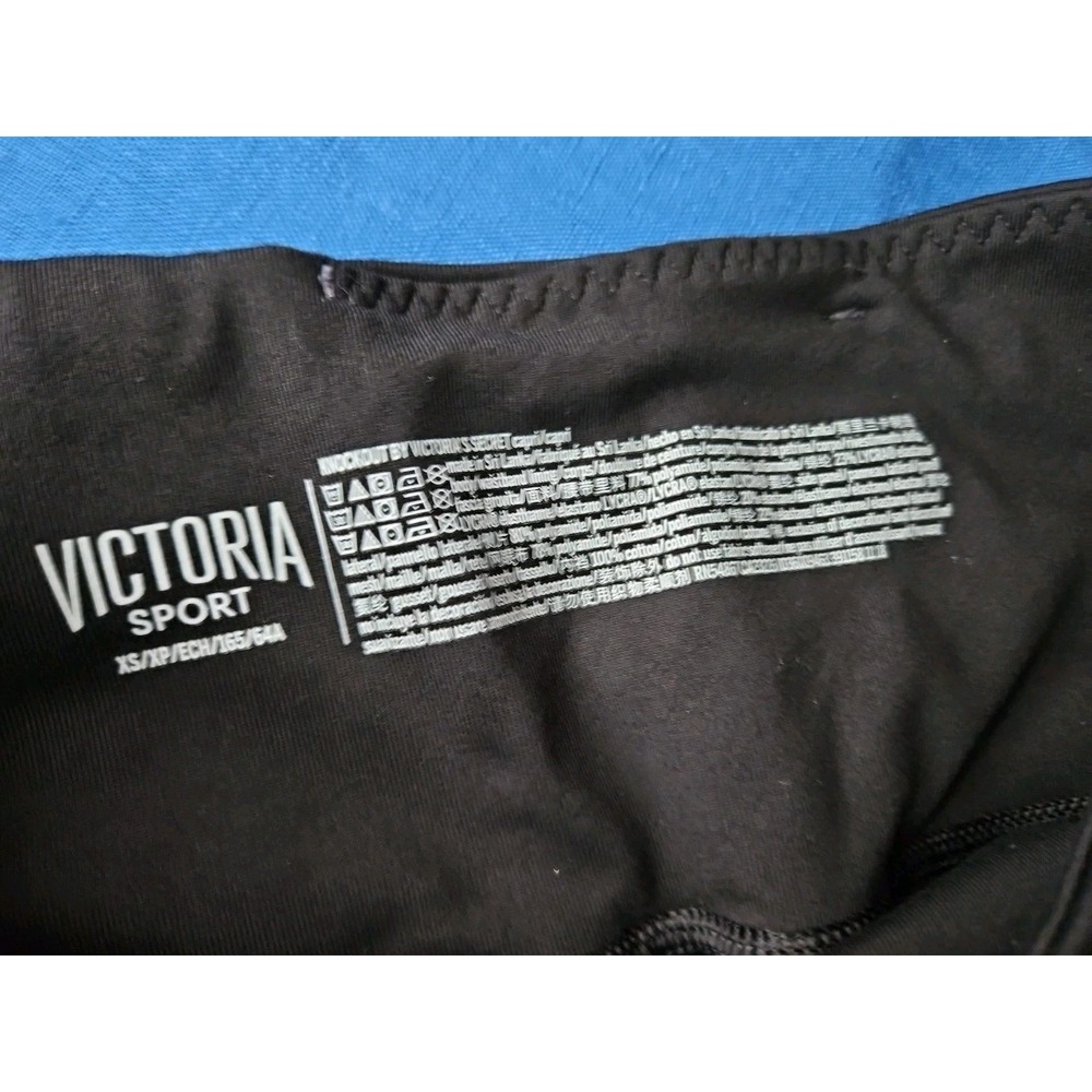 Victoria‎ Sport Leggings MESH SIDES CAPRI Victoria's Secret Workout Yoga XS - Picture 7 of 9
